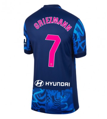 Atletico Madrid Antoine Griezmann #7 Tercera Equipación Mujer 2024-25 Manga Corta